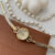 Chic Style Gold Round Stainless Steel Chain Watch for Women