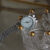 Chic Style Gold/Silver Round Bracelet Ladies Watch
