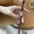 Classic Brown Bucket-Shaped Leather Watch for Women
