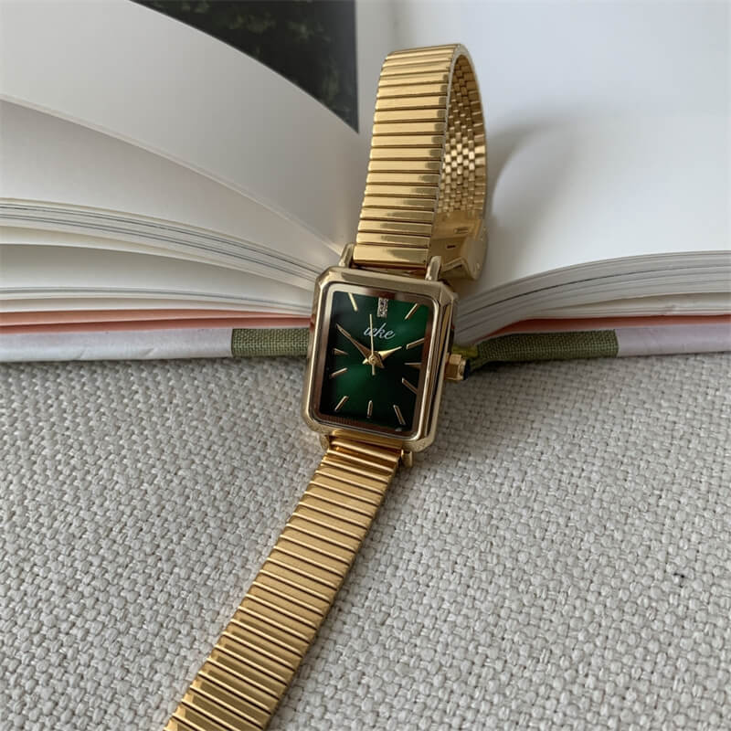 Classic Gold/Silver Rectangle Bracelet Watch