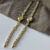 Vintage Oval Face Green Jade Stone Bracelet Watch