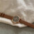 Vintage Style Brown/Blue Round Ladies Watch