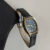 Classic Black/white barrel-shaped Genuine Leather Watch