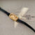 Classic Brown/Black Oval Genuine Leather Watch for Women