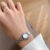 Small Round Face Silver Stainless Steel Watch