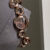 Chic Style Round Face Silver/Brown Chain Wristwatch