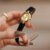 Vintage Style Brown/Black Oval Leather Watch for Women