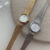 Vintage Style Gold/Silver Round Bracelet Watch for Women