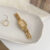 Vintage Style Square Face Gold/Silver Bracelet Watch