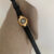 Classic Black Round Genuine Leather Dial Women’s Watch