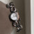 Chic Style Round Face Silver/Brown Chain Wristwatch
