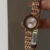 Classic Gold Round Face Women's Watch