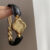 Chic Brown/Black Four Leaf Clover Leather Wristwatch