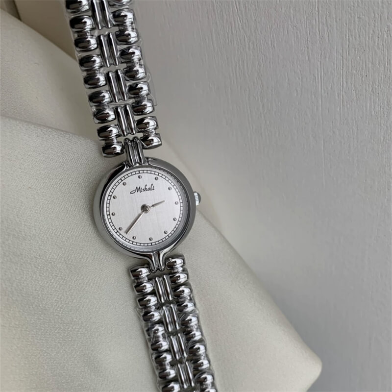 Classic Gold/Silver Round Slim Stainless Steel Women’s Watch