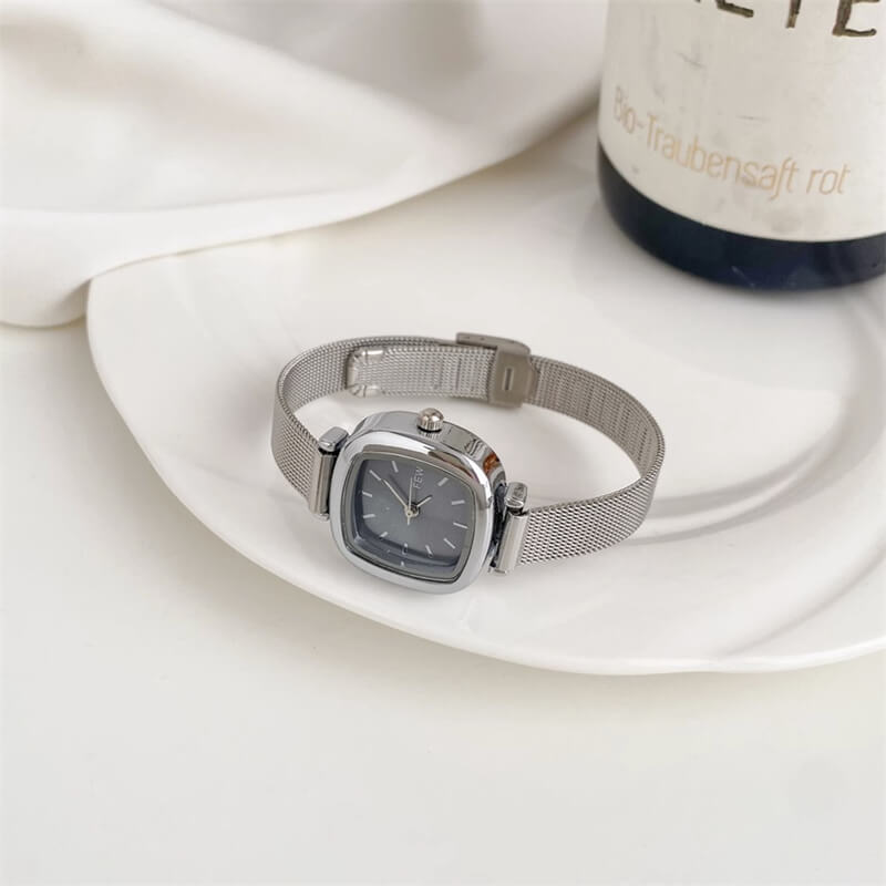 Chic Style Silver Small Square Women's Watch