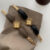 Chic Brown/Black Four Leaf Clover Leather Wristwatch