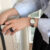 Vintage Style Black/Brown/Grey Round Face Ladies Wristwatch