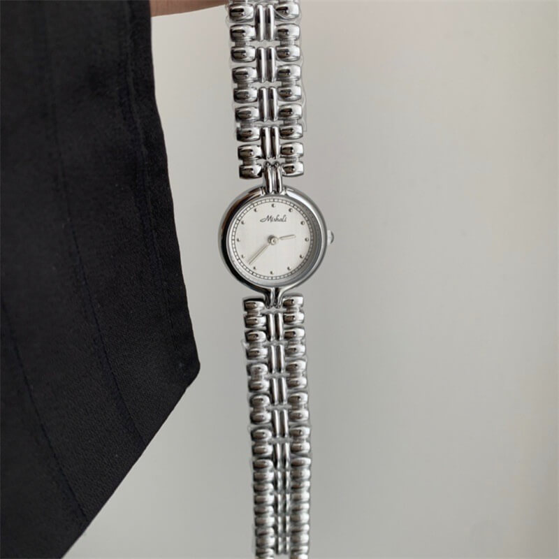 Classic Gold/Silver Round Slim Stainless Steel Women’s Watch
