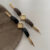 Chic Brown/Black Four Leaf Clover Leather Wristwatch