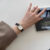 Chic Style Brown/Grey/Black Genuine Leather Watch