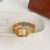 Vintage Style Square Face Gold/Silver Bracelet Watch