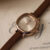 Dainty Black Square Women’s Leather Watch