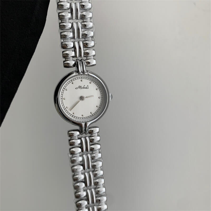 Classic Gold/Silver Round Slim Stainless Steel Women’s Watch