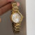 Minimalist Style Gold/Silver Round Bracelet Ladies Watch