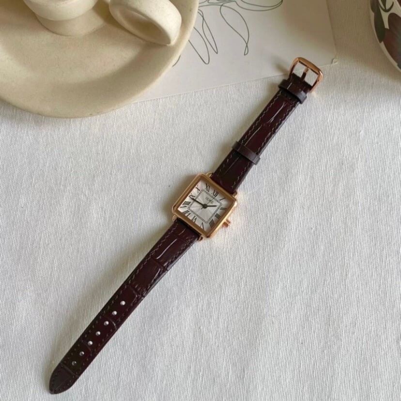 elegant square watch