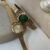 Square Face Dainty Golden Bracelet Watch