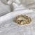 Elegant Gold Plated Square Watch