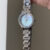 Dainty Silver Round Mother of Pearl Watch