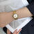 Vintage Style Gold/Silver Round Ladies Watch