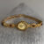 Vintage Natural Tiger's Eye Stone Bracelet Watch