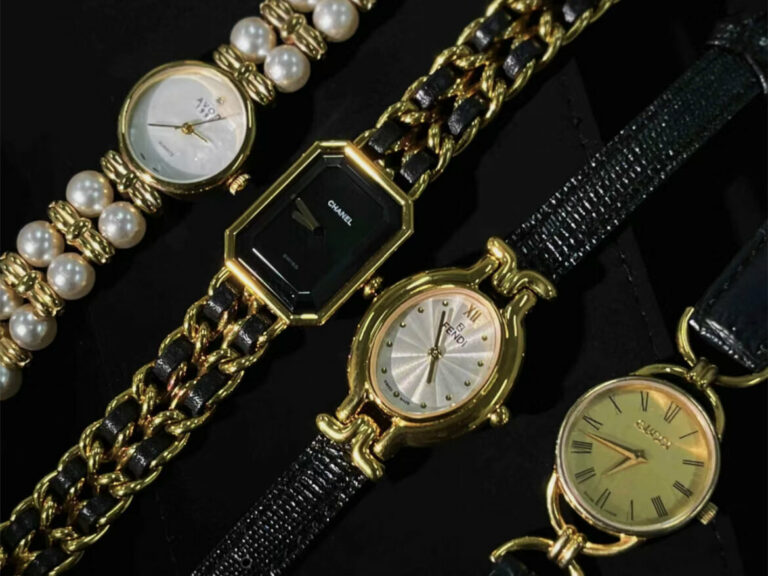 Various styles of women's watches
