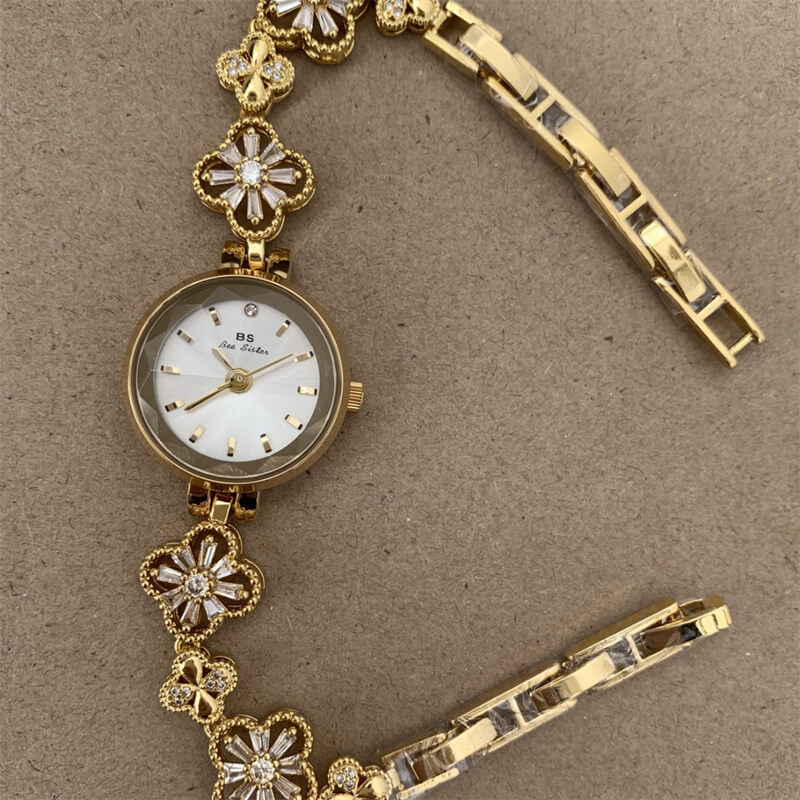 Dainty Gold/Silver Small Round Women’s Watch