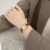 Classic Black/Brown Rectangle Leather Watch for Women