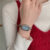 Dainty Silver-Blue Mother of Pearl Bracelet Ladies Watch