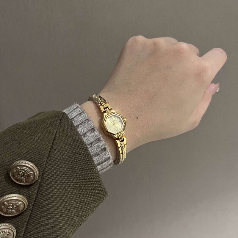 Vintage Style Gold Small Face Women's Watch