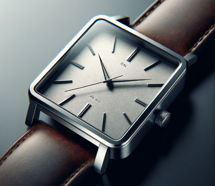 Stainless Steel Round Watch