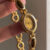 Vintage Natural Tiger's Eye Stone Bracelet Watch
