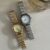 Classic Style Gold/Silver Square Face Watch for Women