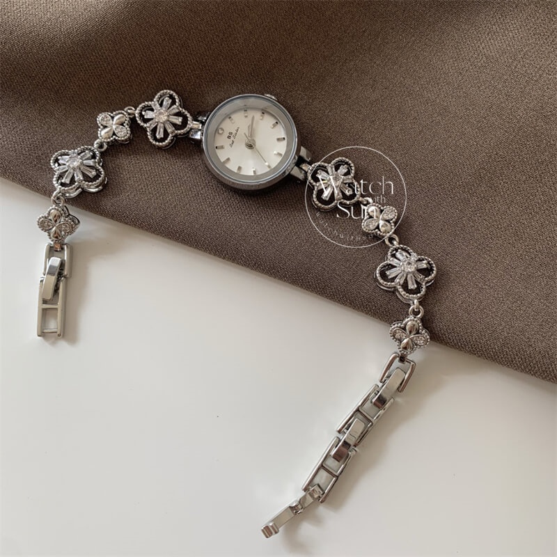 Dainty Gold/Silver Small Round Women's Watch