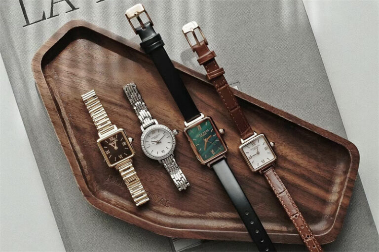 Various styles of women's watches