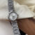 Minimalist Style Gold Round Stainless Steel Bracelet Watch