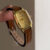 Minimalist Rectangle Gold Face Brown/Black Leather Watch