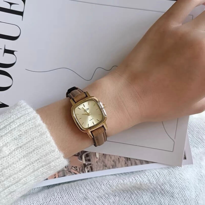 classic square watch