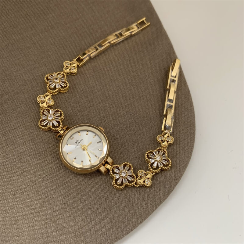Dainty Gold/Silver Small Round Women’s Watch