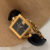 Dainty Black Square Leather Bracelet Wristwatch