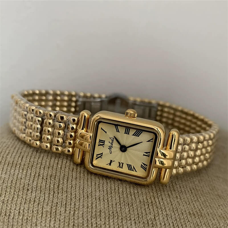 Rectangle Face Dainty Bracelet Watch